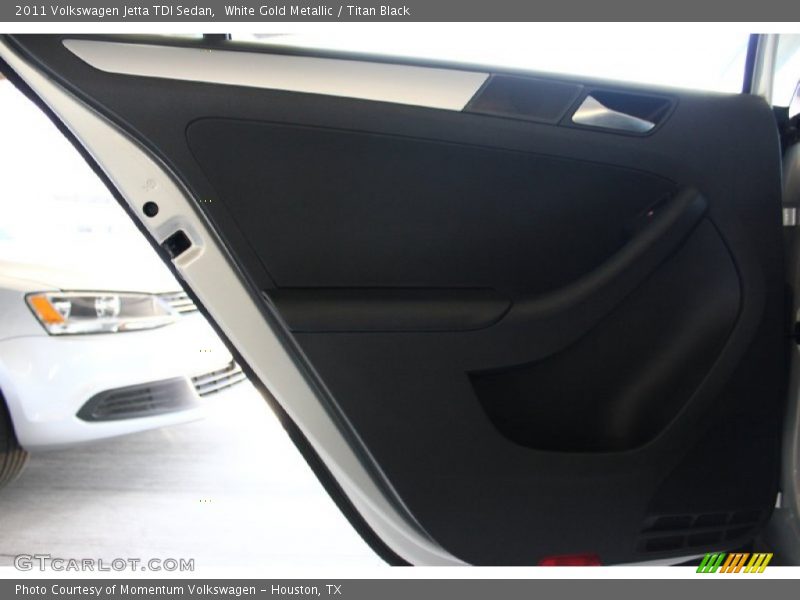White Gold Metallic / Titan Black 2011 Volkswagen Jetta TDI Sedan