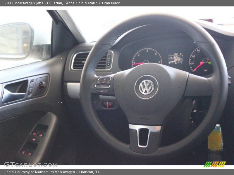 White Gold Metallic / Titan Black 2011 Volkswagen Jetta TDI Sedan