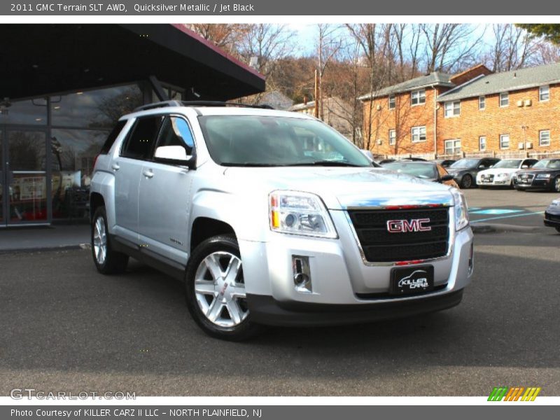 Quicksilver Metallic / Jet Black 2011 GMC Terrain SLT AWD