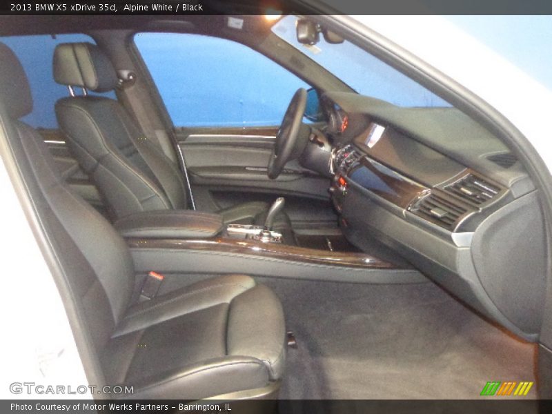 Alpine White / Black 2013 BMW X5 xDrive 35d