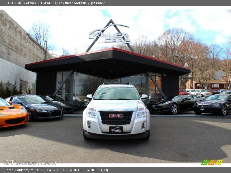 Quicksilver Metallic / Jet Black 2011 GMC Terrain SLT AWD