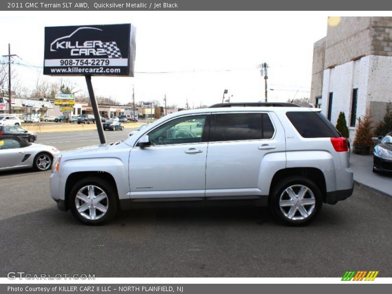 Quicksilver Metallic / Jet Black 2011 GMC Terrain SLT AWD