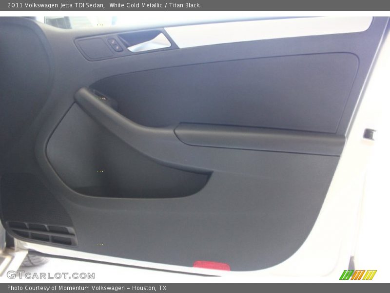 White Gold Metallic / Titan Black 2011 Volkswagen Jetta TDI Sedan