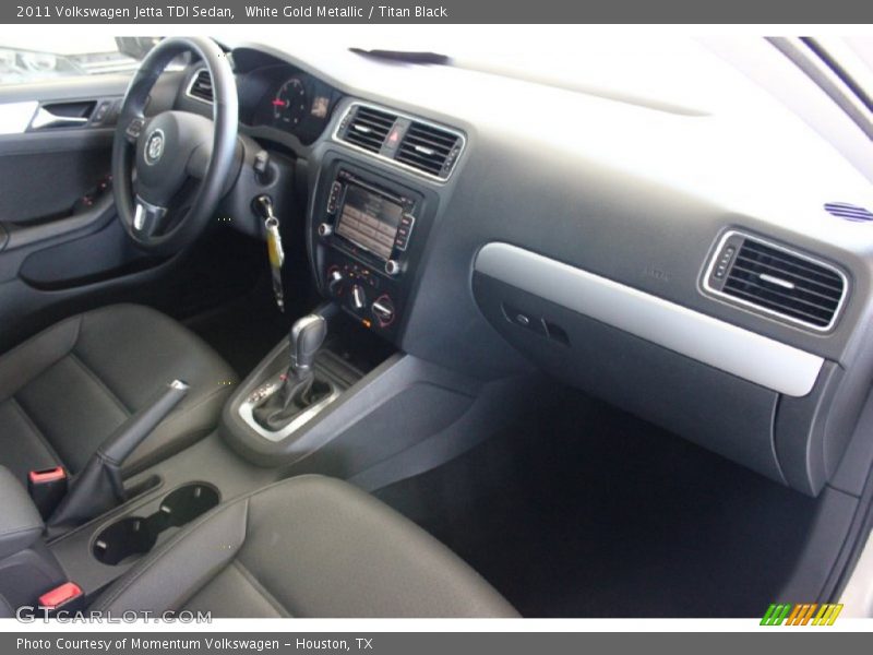 White Gold Metallic / Titan Black 2011 Volkswagen Jetta TDI Sedan