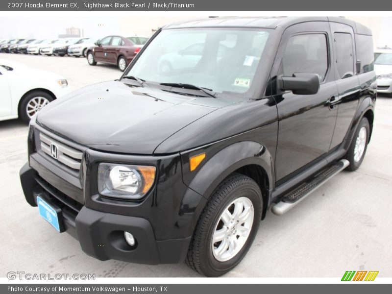 Nighthawk Black Pearl / Black/Titanium 2007 Honda Element EX