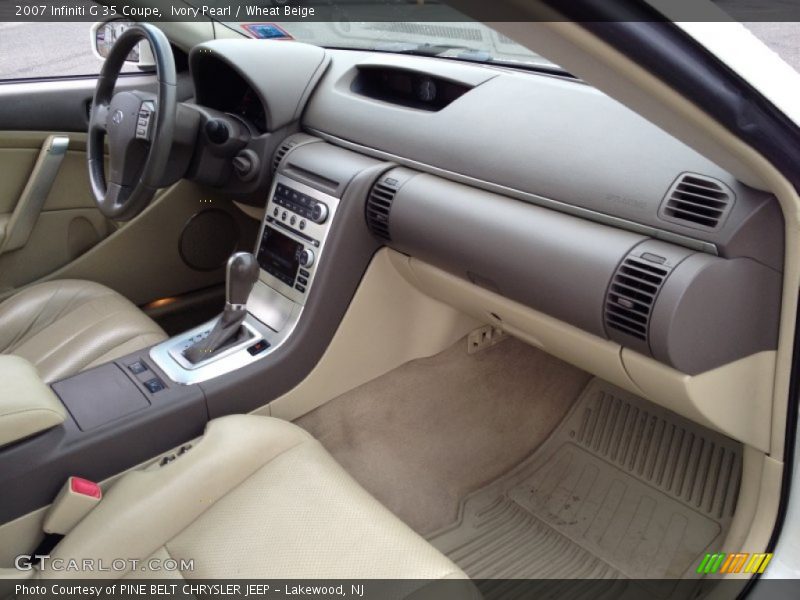 Ivory Pearl / Wheat Beige 2007 Infiniti G 35 Coupe