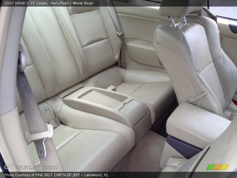 Ivory Pearl / Wheat Beige 2007 Infiniti G 35 Coupe