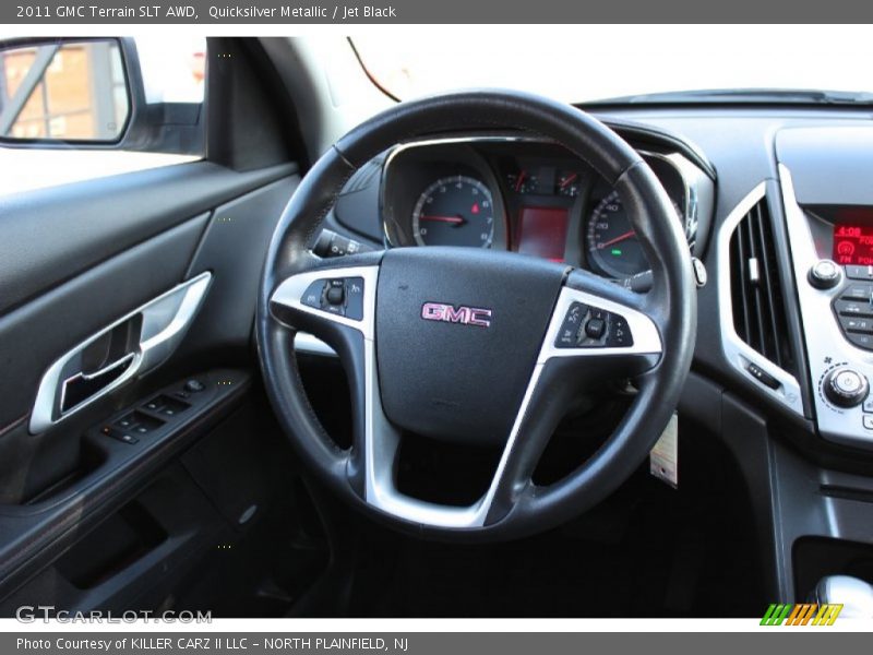 Quicksilver Metallic / Jet Black 2011 GMC Terrain SLT AWD
