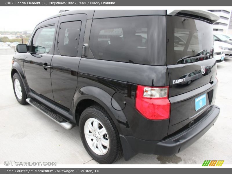 Nighthawk Black Pearl / Black/Titanium 2007 Honda Element EX