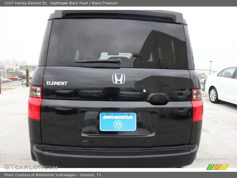 Nighthawk Black Pearl / Black/Titanium 2007 Honda Element EX