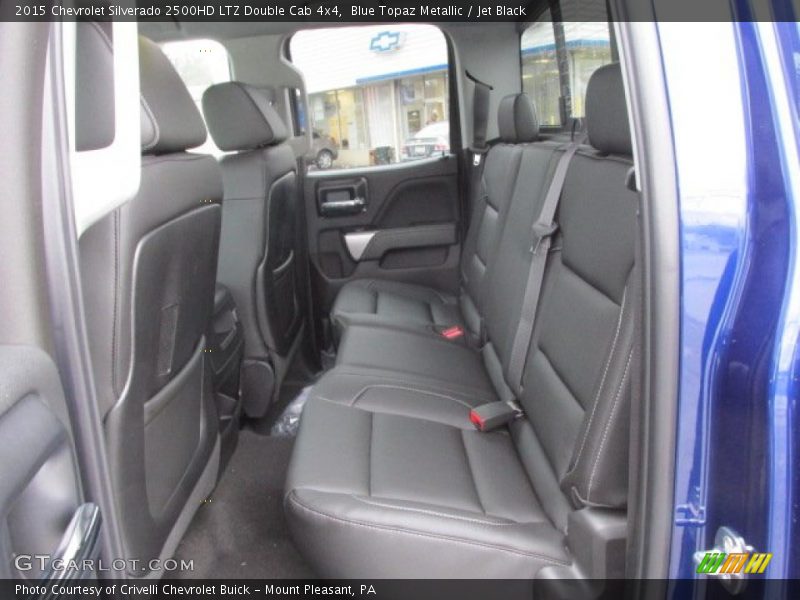 Blue Topaz Metallic / Jet Black 2015 Chevrolet Silverado 2500HD LTZ Double Cab 4x4