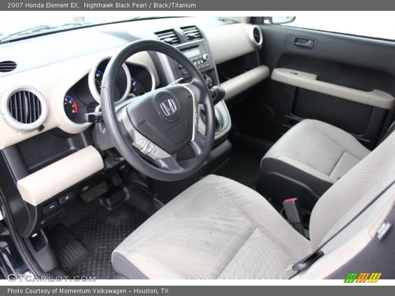 Nighthawk Black Pearl / Black/Titanium 2007 Honda Element EX