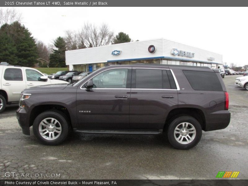 Sable Metallic / Jet Black 2015 Chevrolet Tahoe LT 4WD