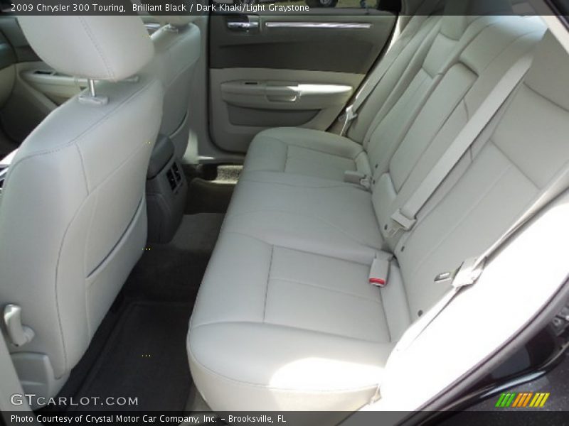 Brilliant Black / Dark Khaki/Light Graystone 2009 Chrysler 300 Touring