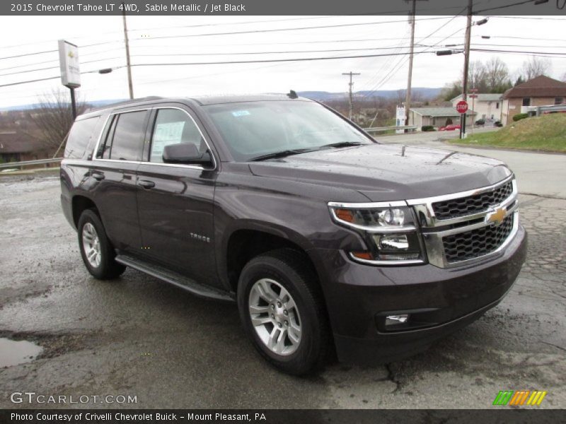 Sable Metallic / Jet Black 2015 Chevrolet Tahoe LT 4WD