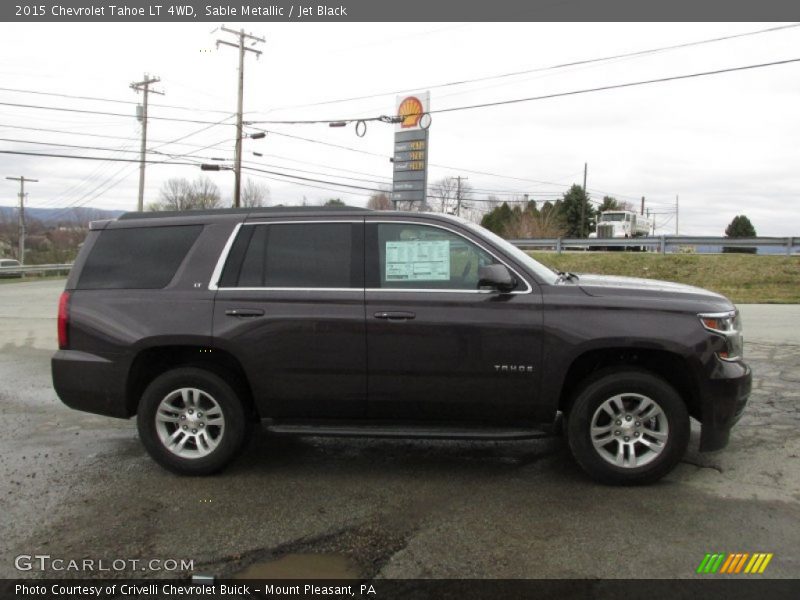 Sable Metallic / Jet Black 2015 Chevrolet Tahoe LT 4WD