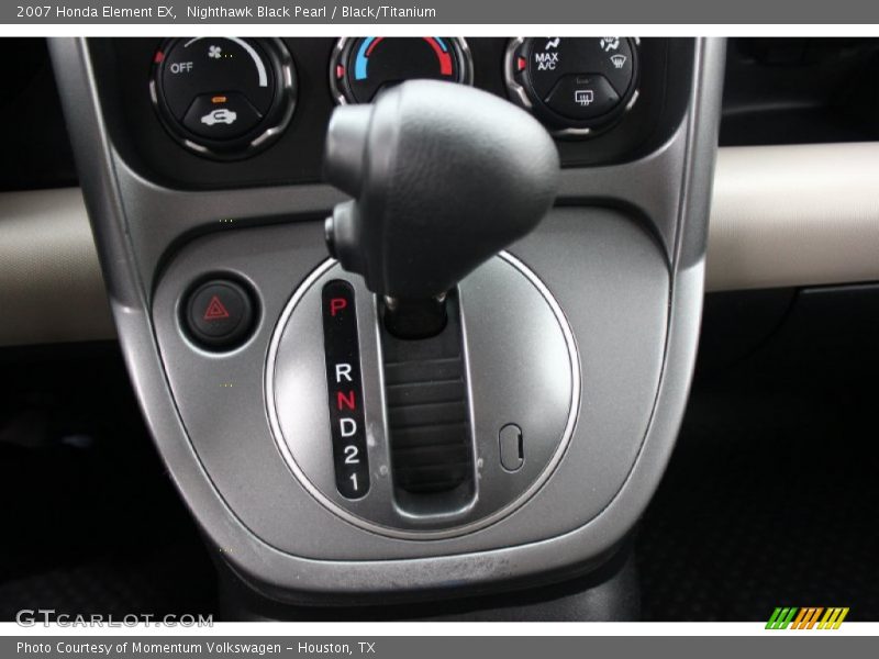 Nighthawk Black Pearl / Black/Titanium 2007 Honda Element EX