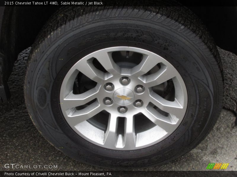 Sable Metallic / Jet Black 2015 Chevrolet Tahoe LT 4WD