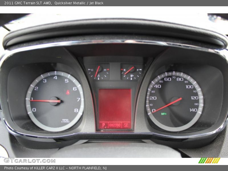 Quicksilver Metallic / Jet Black 2011 GMC Terrain SLT AWD