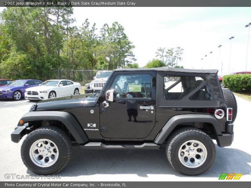 Black / Dark Slate Gray/Medium Slate Gray 2007 Jeep Wrangler X 4x4