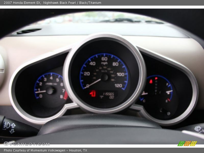 Nighthawk Black Pearl / Black/Titanium 2007 Honda Element EX
