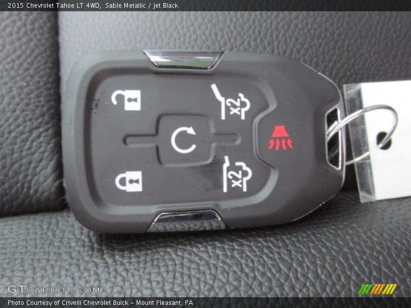 Sable Metallic / Jet Black 2015 Chevrolet Tahoe LT 4WD