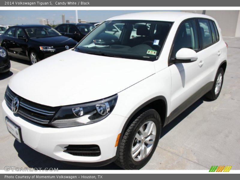 Candy White / Black 2014 Volkswagen Tiguan S