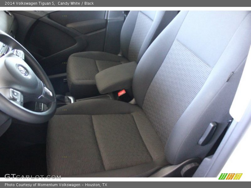 Candy White / Black 2014 Volkswagen Tiguan S
