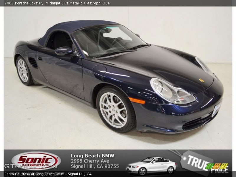 Midnight Blue Metallic / Metropol Blue 2003 Porsche Boxster