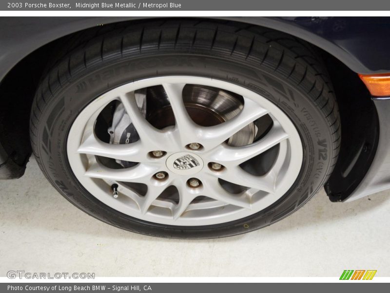 Midnight Blue Metallic / Metropol Blue 2003 Porsche Boxster
