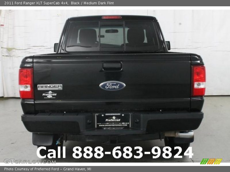 Black / Medium Dark Flint 2011 Ford Ranger XLT SuperCab 4x4