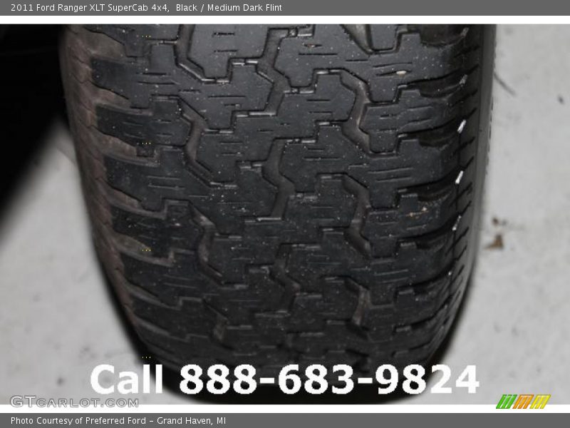 Black / Medium Dark Flint 2011 Ford Ranger XLT SuperCab 4x4