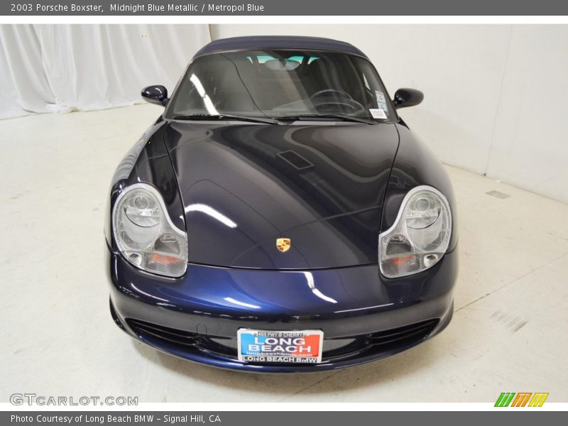 Midnight Blue Metallic / Metropol Blue 2003 Porsche Boxster