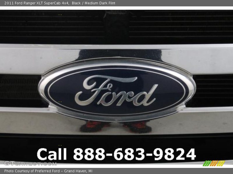 Black / Medium Dark Flint 2011 Ford Ranger XLT SuperCab 4x4