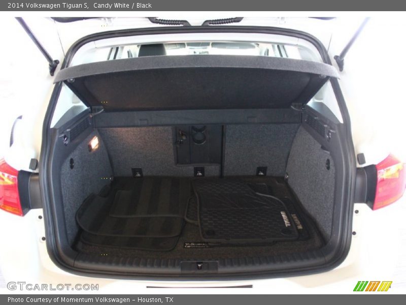 Candy White / Black 2014 Volkswagen Tiguan S