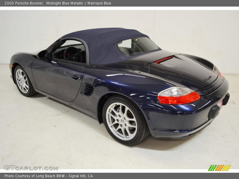 Midnight Blue Metallic / Metropol Blue 2003 Porsche Boxster