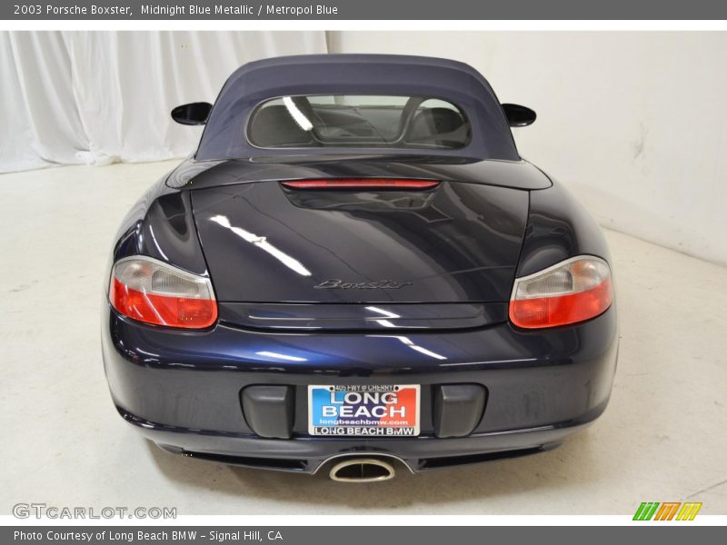 Midnight Blue Metallic / Metropol Blue 2003 Porsche Boxster