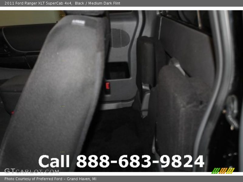 Black / Medium Dark Flint 2011 Ford Ranger XLT SuperCab 4x4