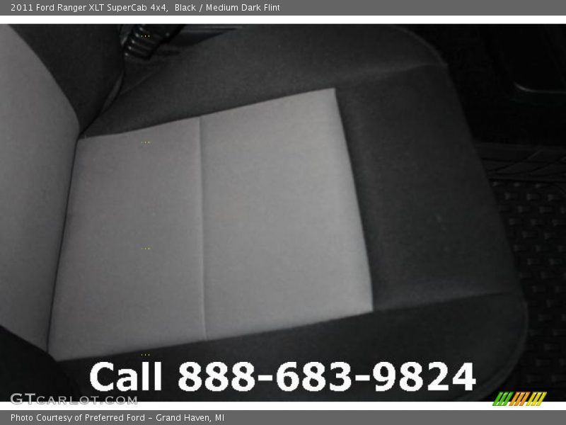 Black / Medium Dark Flint 2011 Ford Ranger XLT SuperCab 4x4