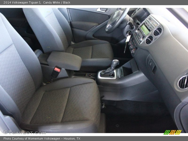 Candy White / Black 2014 Volkswagen Tiguan S