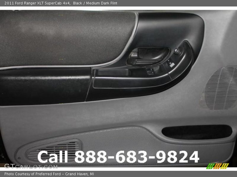 Black / Medium Dark Flint 2011 Ford Ranger XLT SuperCab 4x4