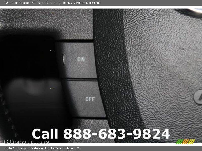 Black / Medium Dark Flint 2011 Ford Ranger XLT SuperCab 4x4