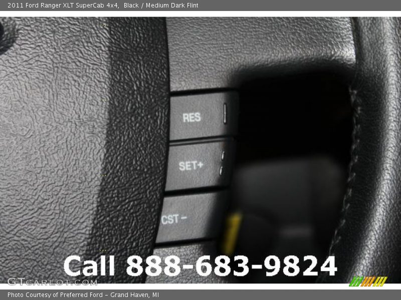 Black / Medium Dark Flint 2011 Ford Ranger XLT SuperCab 4x4