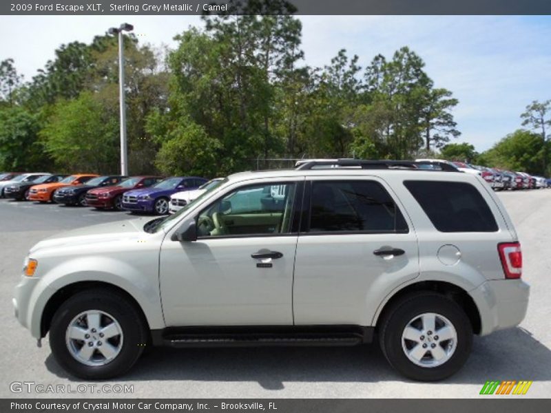Sterling Grey Metallic / Camel 2009 Ford Escape XLT
