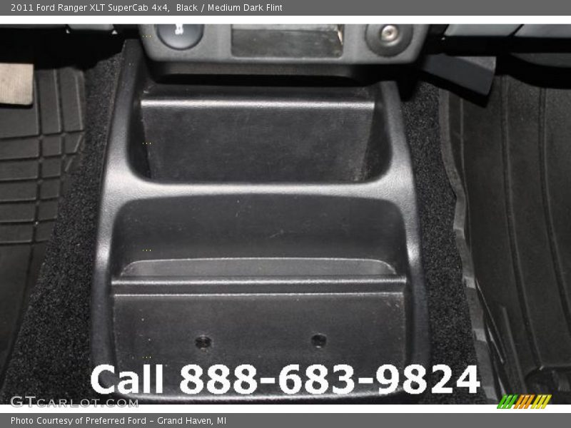 Black / Medium Dark Flint 2011 Ford Ranger XLT SuperCab 4x4
