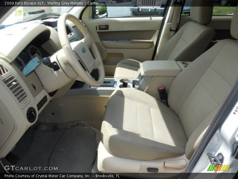 Sterling Grey Metallic / Camel 2009 Ford Escape XLT