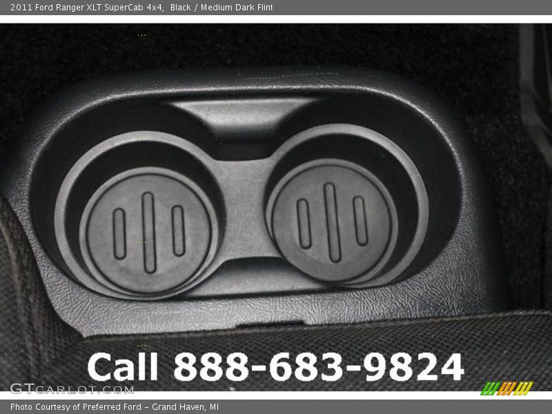 Black / Medium Dark Flint 2011 Ford Ranger XLT SuperCab 4x4