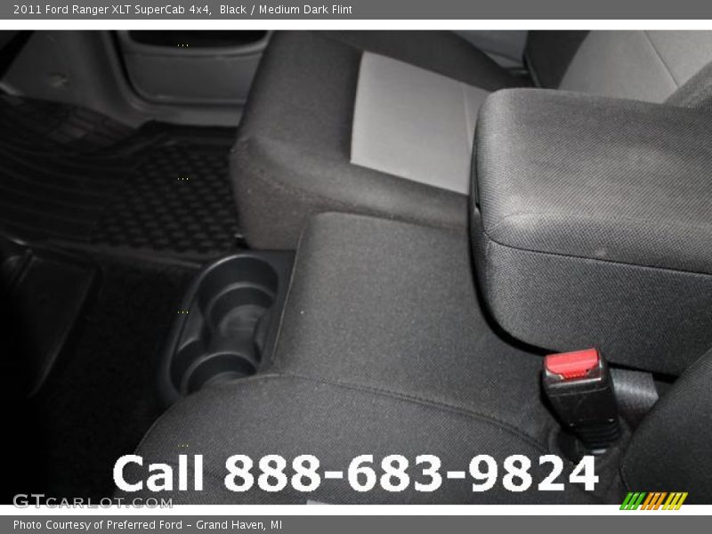 Black / Medium Dark Flint 2011 Ford Ranger XLT SuperCab 4x4