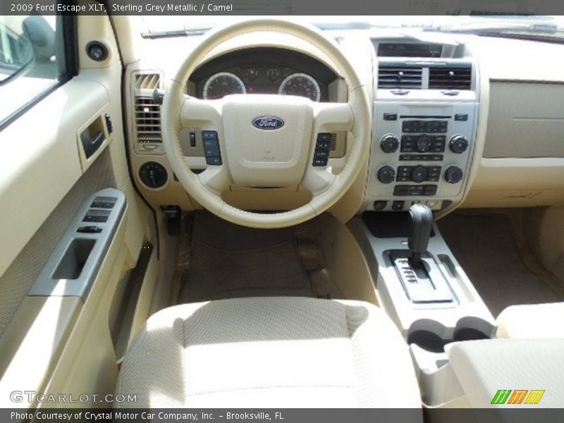 Sterling Grey Metallic / Camel 2009 Ford Escape XLT
