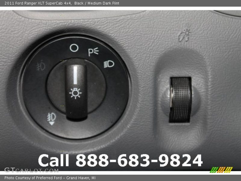 Black / Medium Dark Flint 2011 Ford Ranger XLT SuperCab 4x4